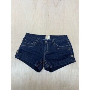 Arden B Womens Jean Shorts Size 4 Dark Wash Casual Summer Denim 30x3